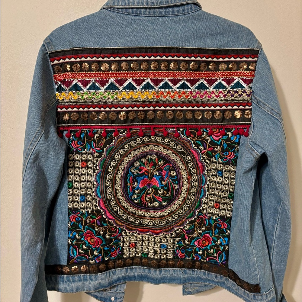 Embroidered Denim Jacket